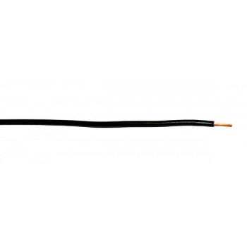 Soepel Montagedraad 0,75 mm² 80°C Zwart