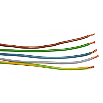 Soepel Montagedraad 2,5 mm² 70°C Blauw