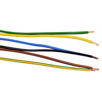 Soepel Montagedraad 1,5 mm² 70°C Zwart