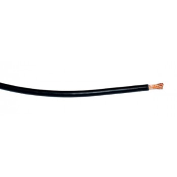 Soepel Montagedraad 6 mm² 90°C Zwart