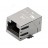 Modulaire PrintBus 8 polig Haaks met LAN Trafo & LED's SMD