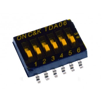 DIP switch 4 polig Mini SMD