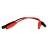 Meetsnoer zwart/rood Kompleet