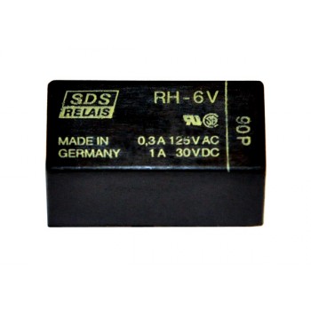 Klein Relais 1x wissel (6V) SDS
