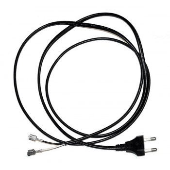 Netsnoer Ongeaard losse uiteinde 1,85m Amp-6,3