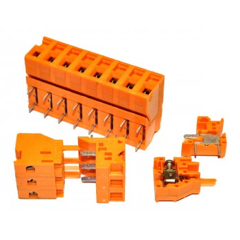 Printkroonsteen 2 polig Basis Haaks Raster 7,5mm