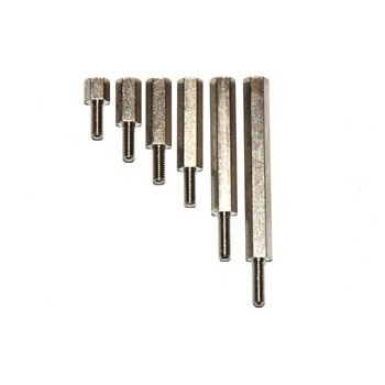 Afstandsbus 1x binnen-1x buiten 6mm M2,5