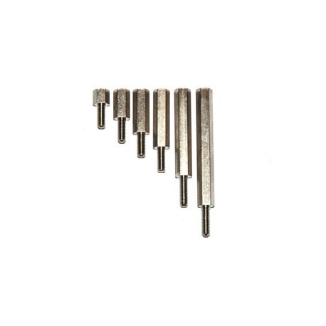 Afstandsbus 1x binnen-1x buiten 6mm M2,5