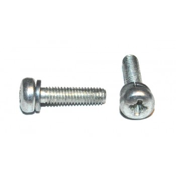 M3 x12 Boutje Kruiskop + Ring (25 stuks)