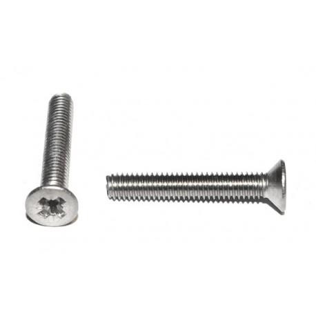 M4x25 Boutje Verzonken Kruiskop RVS (10 stuks)