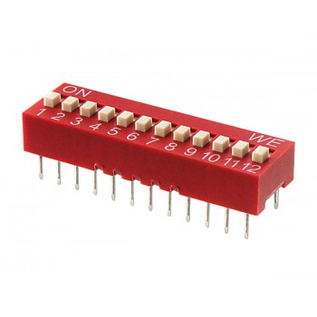Dip Switch 12 polig