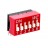 DIP switch 6 polig Haaks