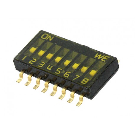 DIP switch 6 polig SMD Mini