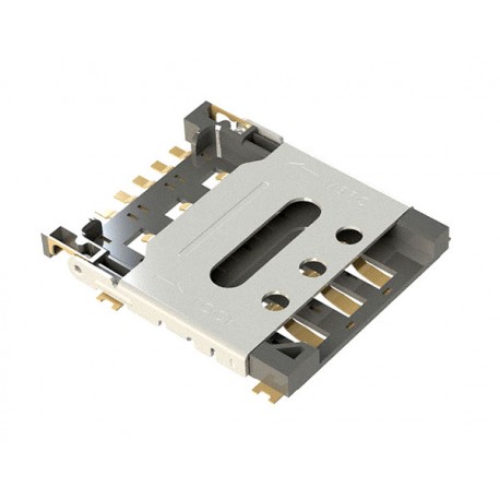 SIM Nano Kaarthouder 6 pen SMD