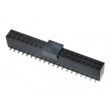 Header 2x20 polig Female SMD