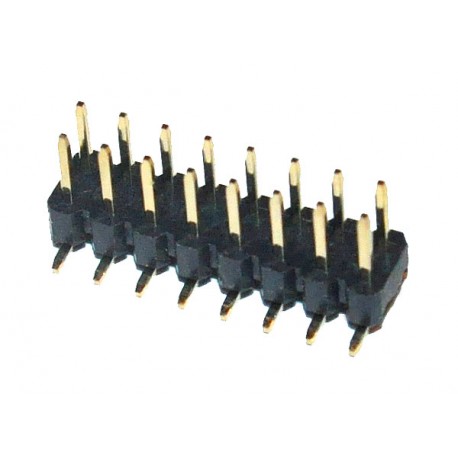Header 2x 8 polig 2,0mm Male SMD