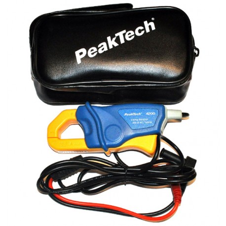 Ampere Klem Adapter PeakTech 4200 met Tas