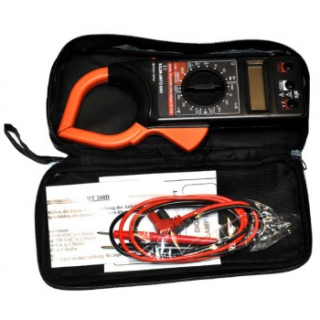 3 in 1 IR Thermometer -35 +260°C + Probe + Clamp PeakTech 4970