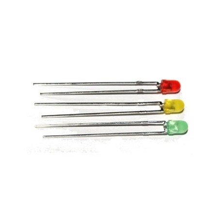 LED 3mm Low Current Rood