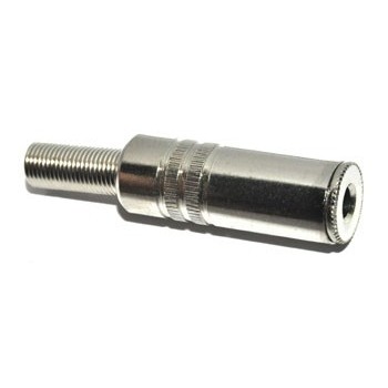 Jack 3,5mm Contra Plug Stereo Metaal