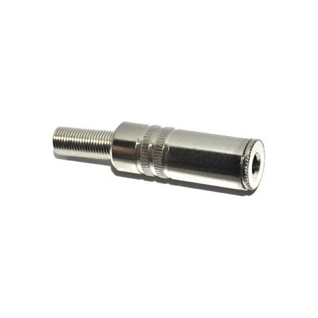 Jack 3,5mm Contra Plug Stereo Metaal