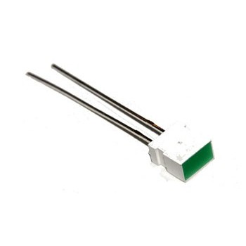 Platte LED Groen 3,7 x 6,2mm