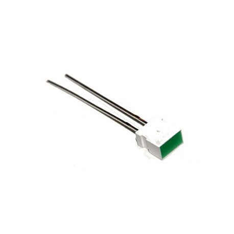 Platte LED Groen 3,7 x 6,2mm