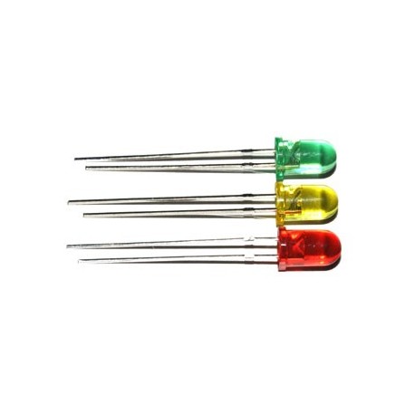 LED 5mm Transparant Rood