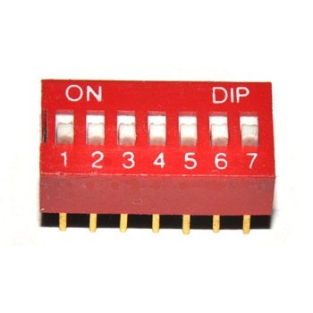 DIP switch 7 polig