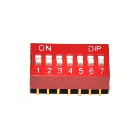 DIP switch 7 polig