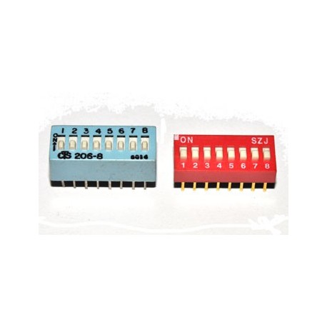 DIP switch 8 polig