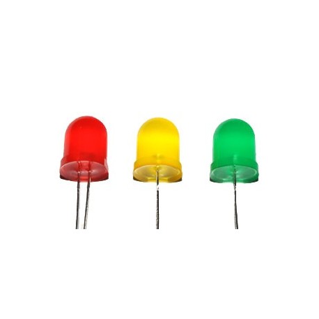 LED 10mm Groen Diffuus