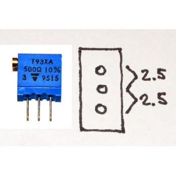 25 Slag Vierkant XA 100 Ω