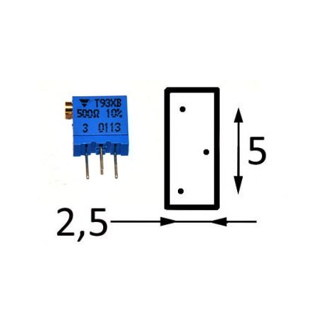 25 Slag Vierkant XB 20 Ω