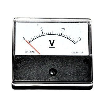 Paneelmeter Analoog 5A DC