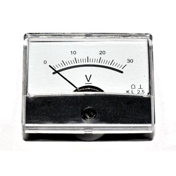 Paneelmeter Analoog Spiegelschaal 1A DC