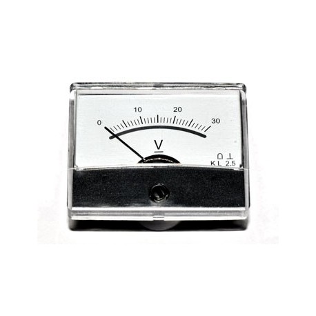 Paneelmeter Analoog Spiegelschaal 1A DC