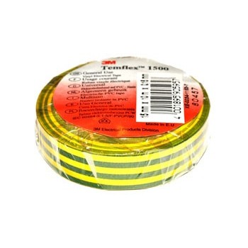 Isolatieband/Tape 15mm Geel/Groen
