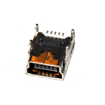 USB AB Mini Chassisdeel SMD