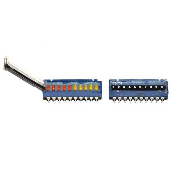 Dip Switch 10 polig met Deksel