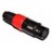 XLR Plug 3p Female Rood