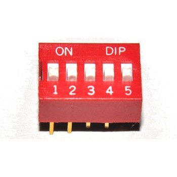 DIP switch 5 polig