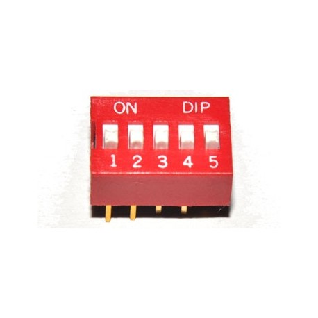 DIP switch 5 polig