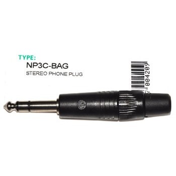 Jack 6,3mm Plug Stereo Neutrik