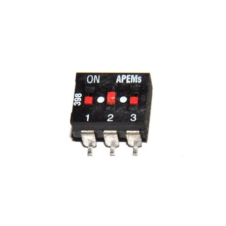 DIP switch 3 polig SMD