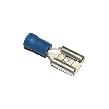 Vlaksteker 7,7-0,8mm Female Blauw
