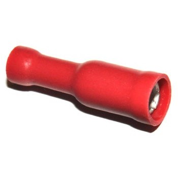 Busstekker 4mm Rood