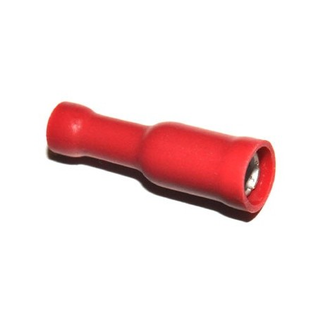 Busstekker 4mm Rood