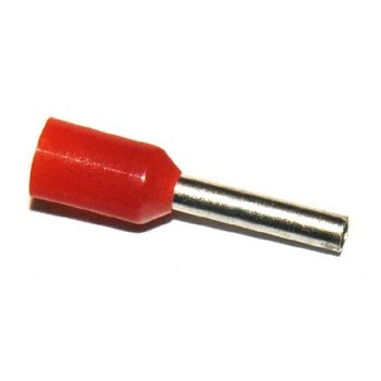 Adereindhuls 1 mm2 Rood