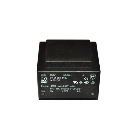 Trafo 4,5W 9V 500mA